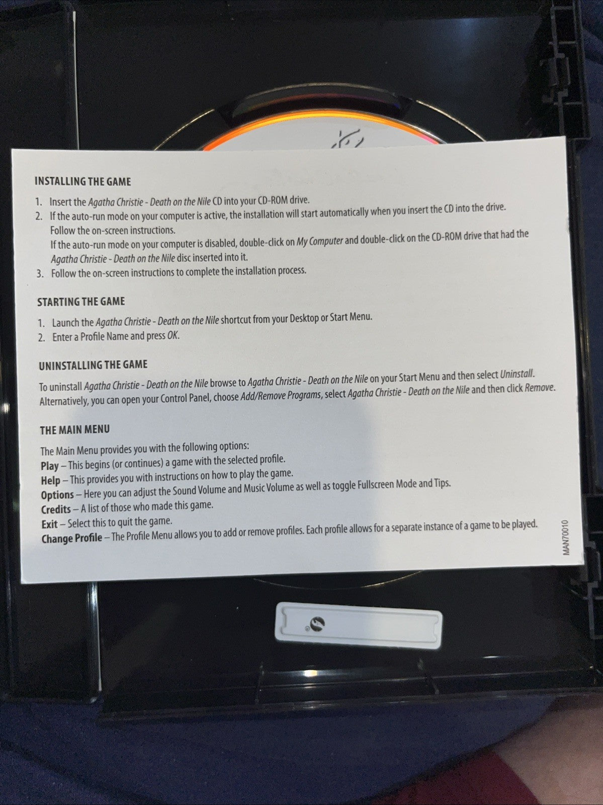 Agatha Christie: Death on the Nile (PC, 2008)