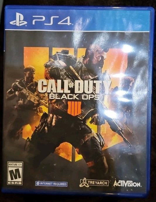 Call of Duty Black Ops 4 PS4. No Game. Case + Artwork ONLY