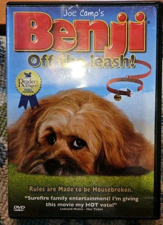 Benji Off the Leash (DVD, 2004) New Sealed