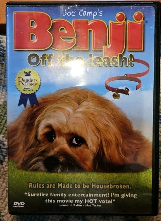 Benji Off the Leash (DVD, 2004) New Sealed