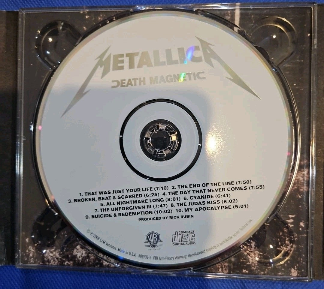 Death Magnetic by Metallica (CD, Sep-2008, Warner Bros.) Tested. See Pics