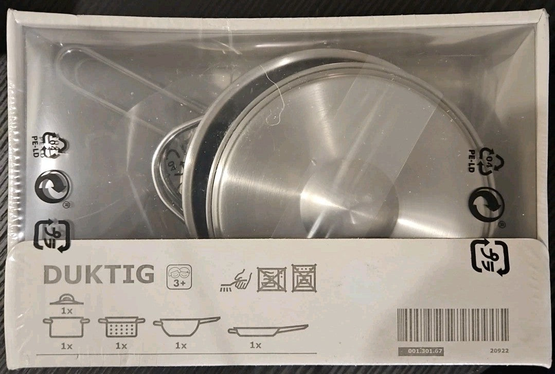 IKEA Duktig 4 Piece Cookware Set