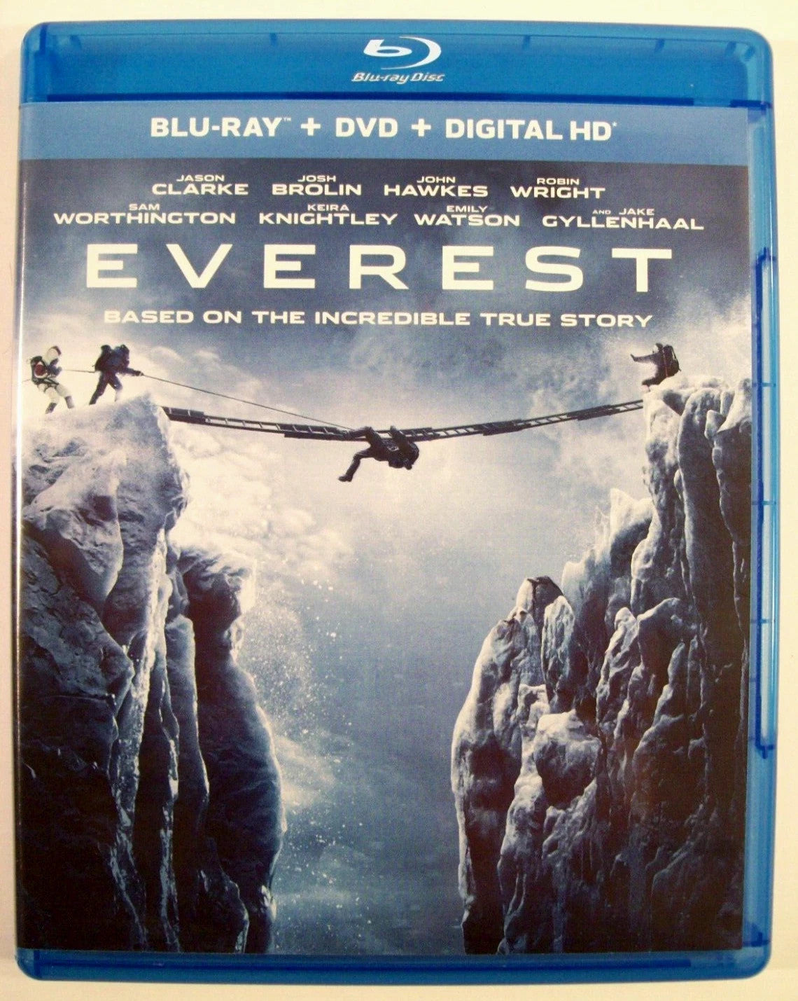 Everest (Blu ray/DVD) Tested. New case. No digital download