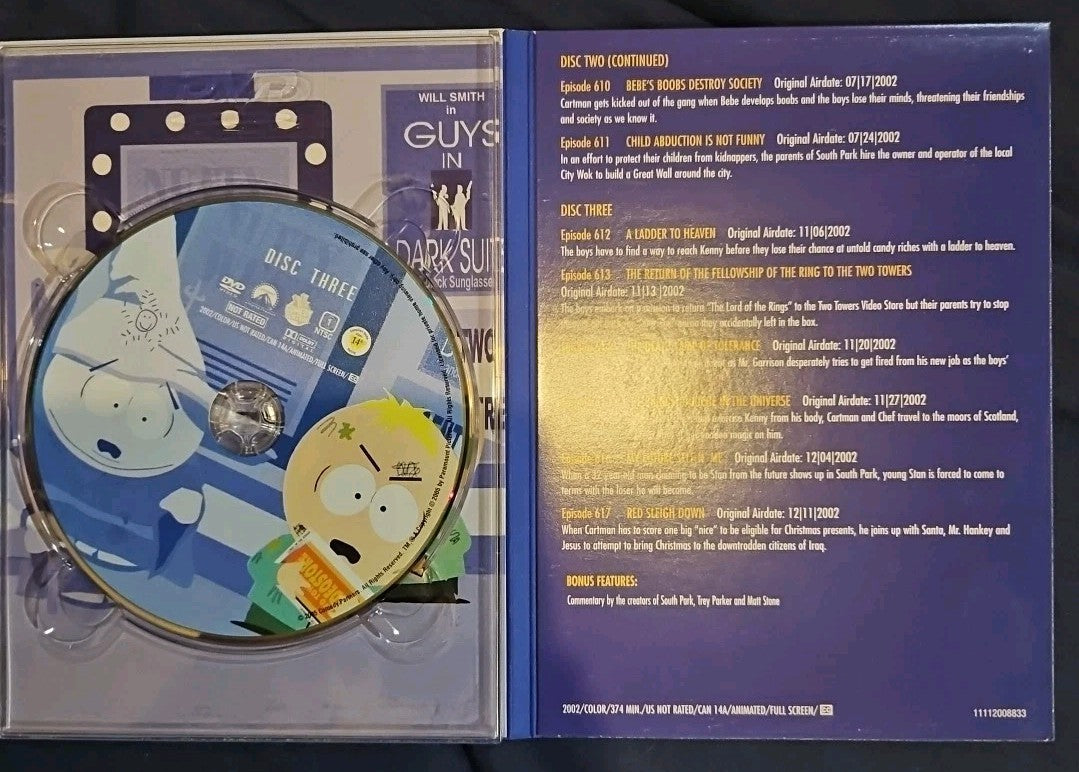 South Park: the Complete Sixth Season (DVD, 2002)