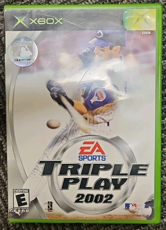 Triple Play 2002 (Xbox) Tested. No Scratches. New Case