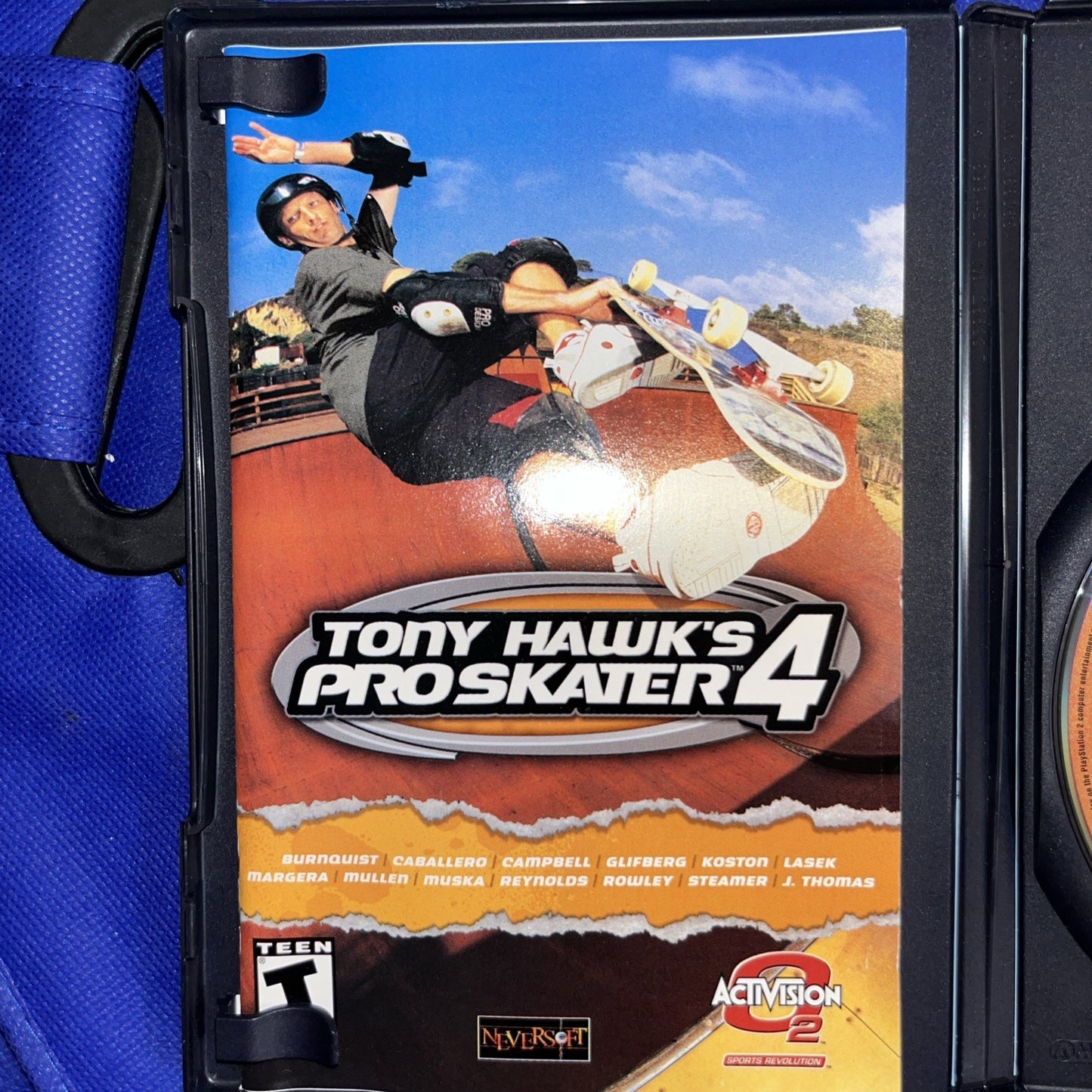 Tony Hawk's Pro Skater 4 (PS2) Mint. Original Case + Manual + Reg Card. Tested