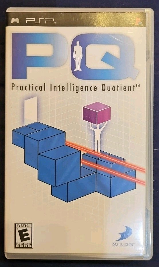 PQ: Practical Intelligence Quotient (PSP UMD) Manual & Case Only, No Game