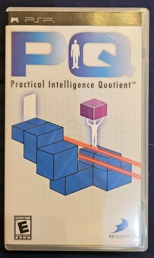 PQ: Practical Intelligence Quotient (PSP UMD) Manual & Case Only, No Game