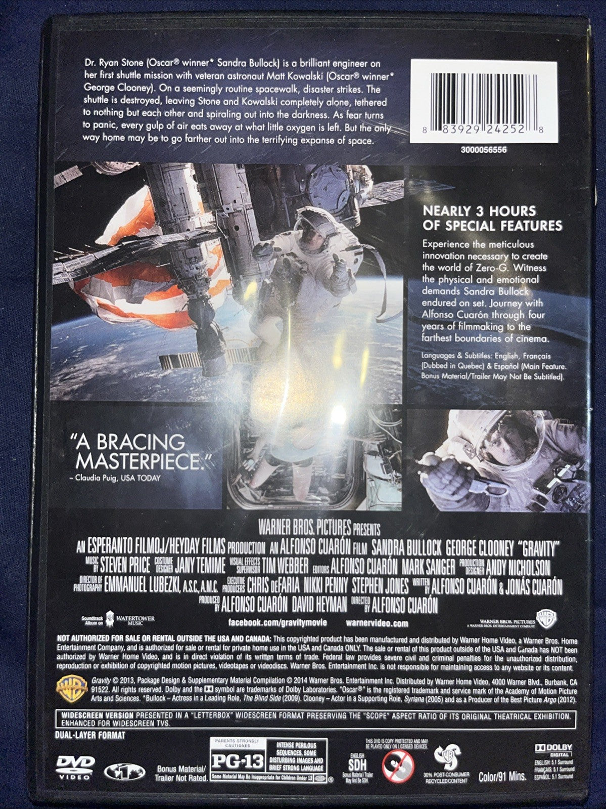 Gravity (DVD, 2-Disc Special Edition) Sealed