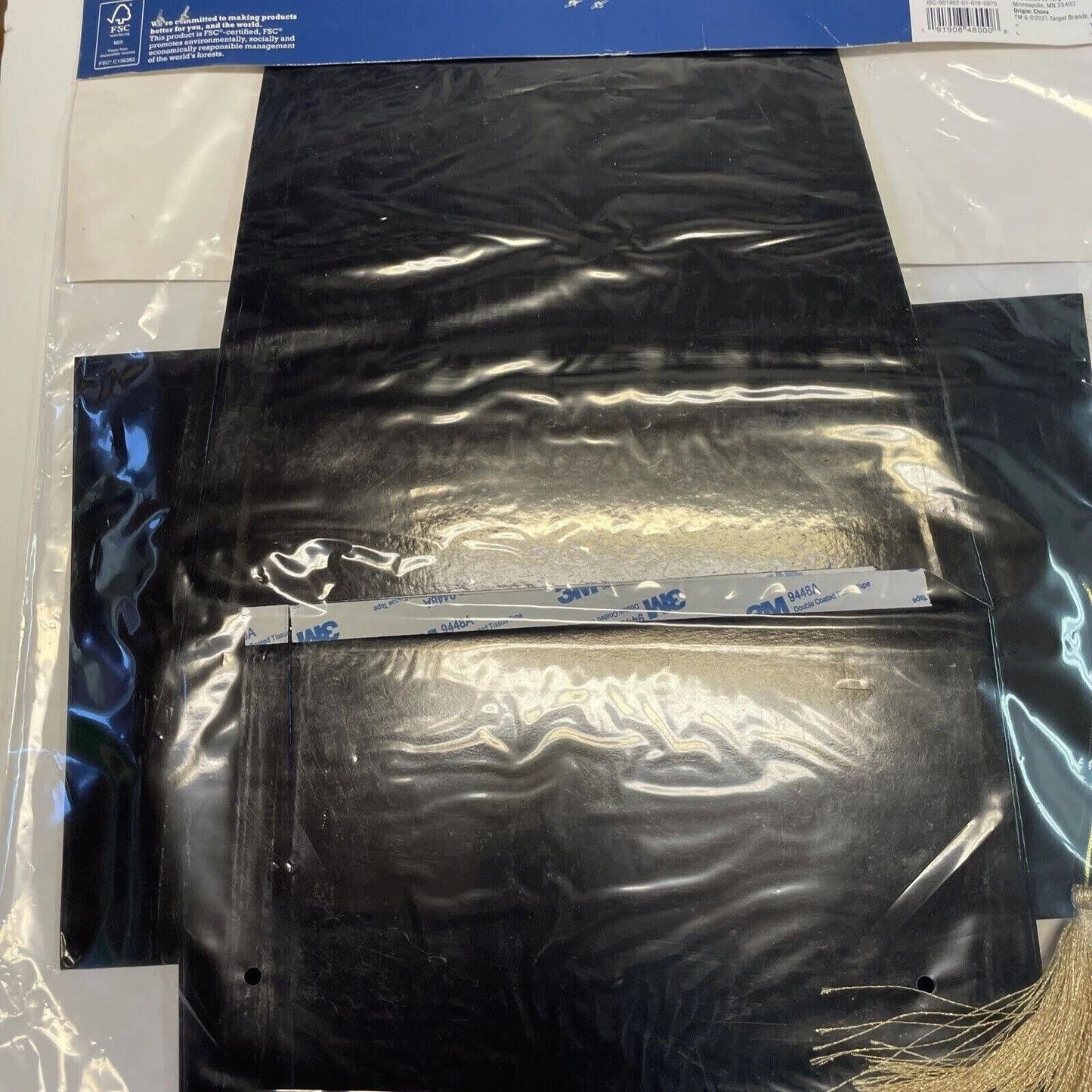 Spritz Graduation Card box with Gold Tassel - New & Sealed - Black 712