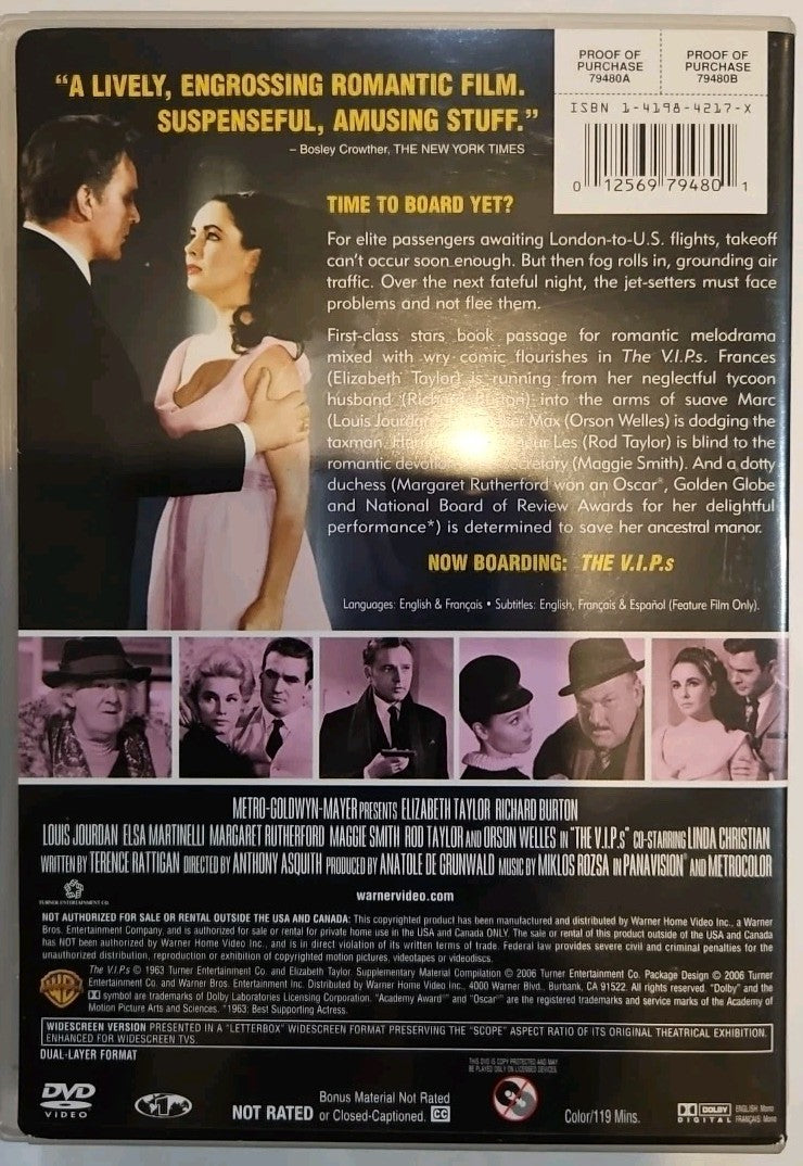 Elizabeth Taylor  Richard Burton Film Collection (DVD, 2006, 5-Disc Set) Sealed.