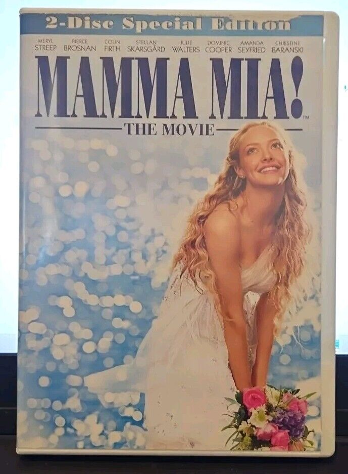 Mamma Mia! (DVD, 2008) Tested. W/slipcover