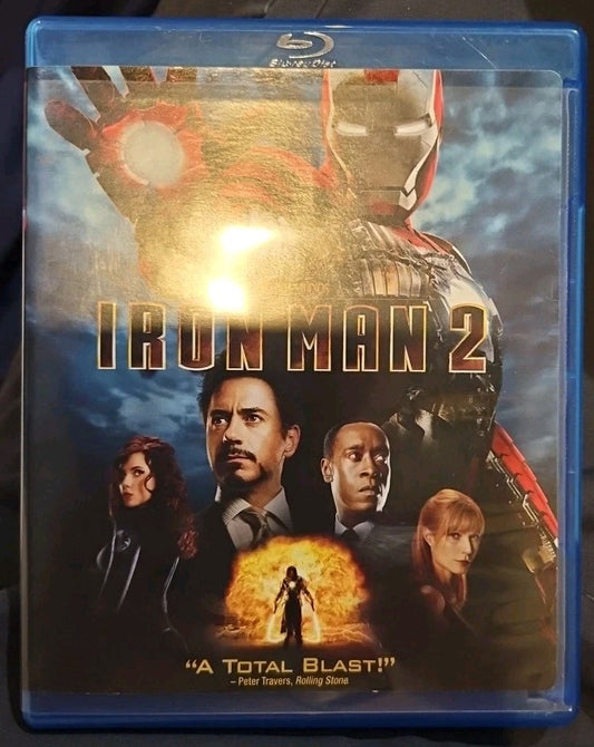 Iron Man 2 (Blu-ray, 2010) No Digital Download. Single Disc