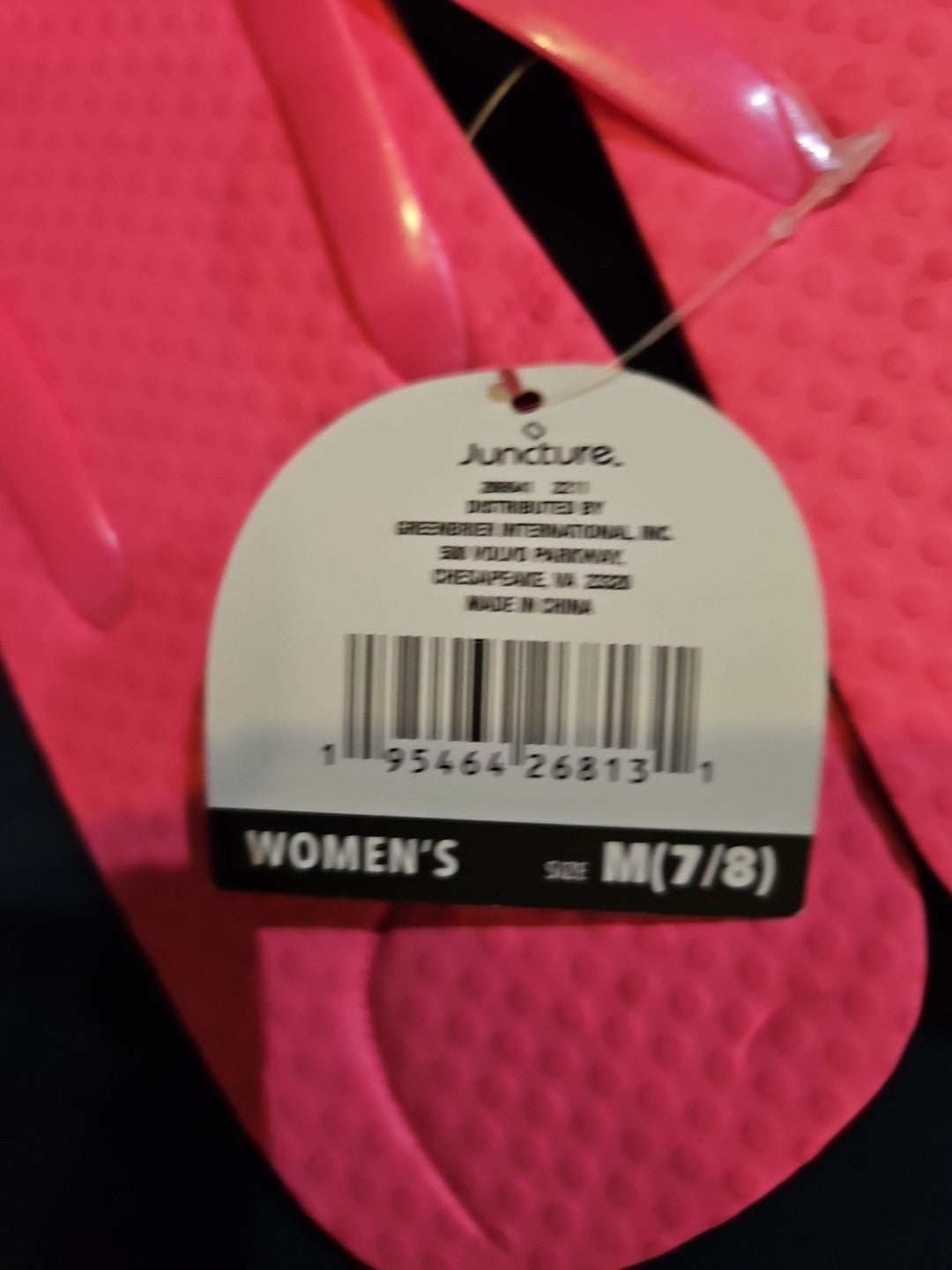 Juncture Women's 7/8 Flip Flops / Sandals - BRAND NEW