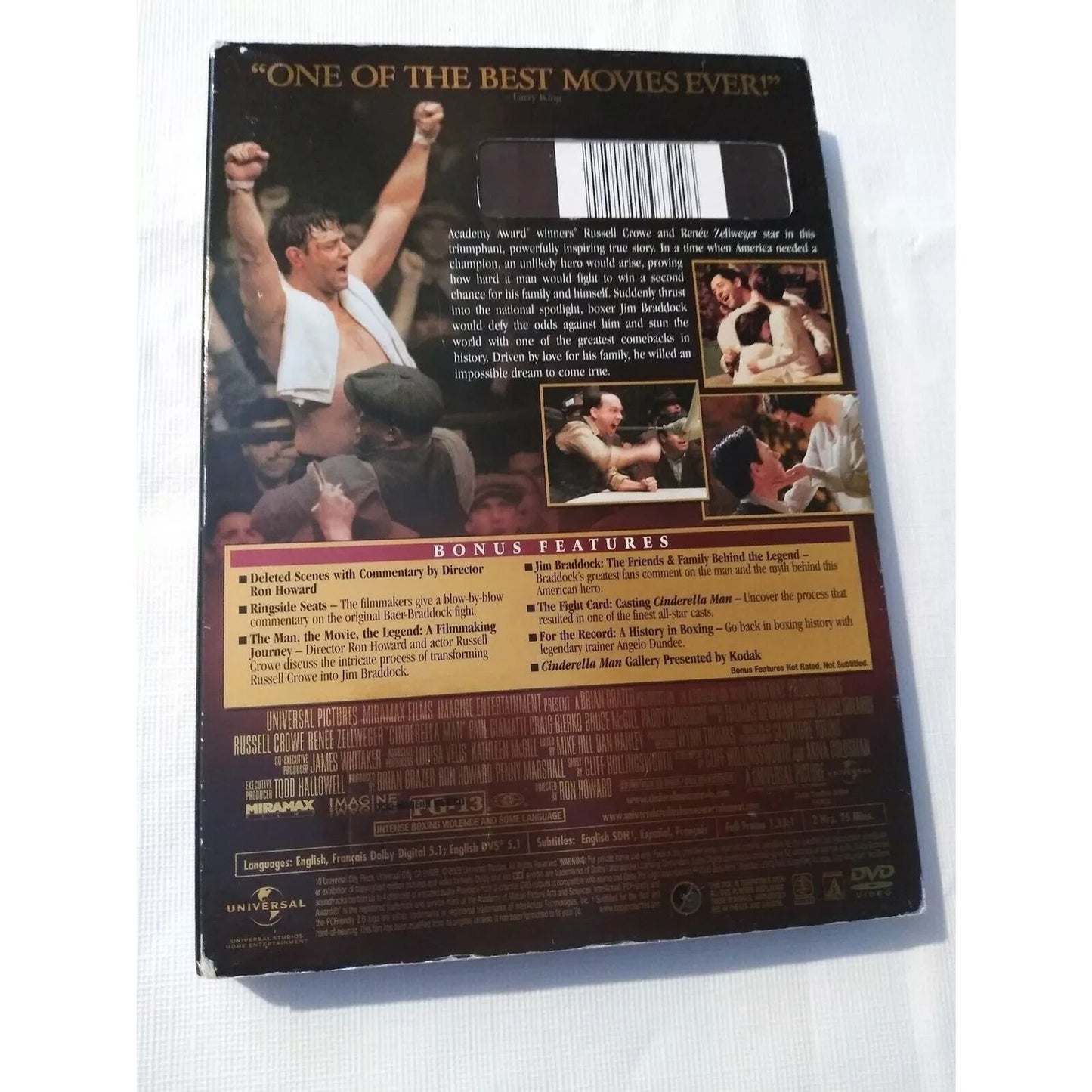 Cinderella Man (DVD) BRAND NEW - SEALED