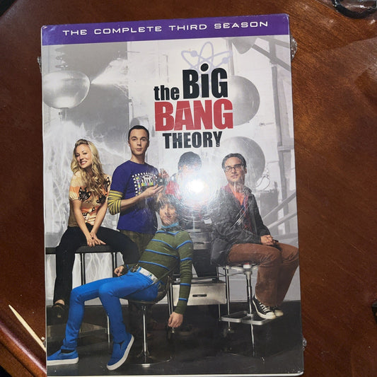 The Big Bang Theory: The Complete Third Season (DVD, 2009) New Sealed Promo 