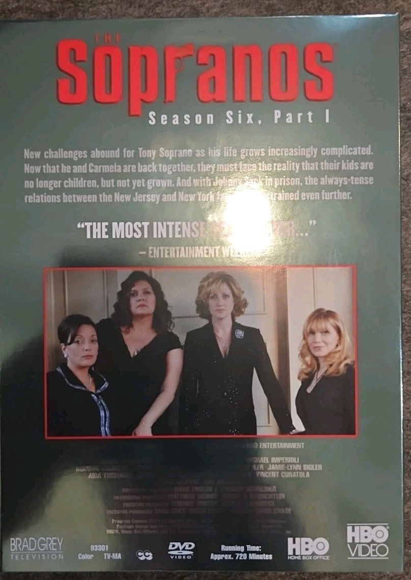 The Sopranos - Season 6, Part 1 (DVD, 2006, 4-Disc Set)
