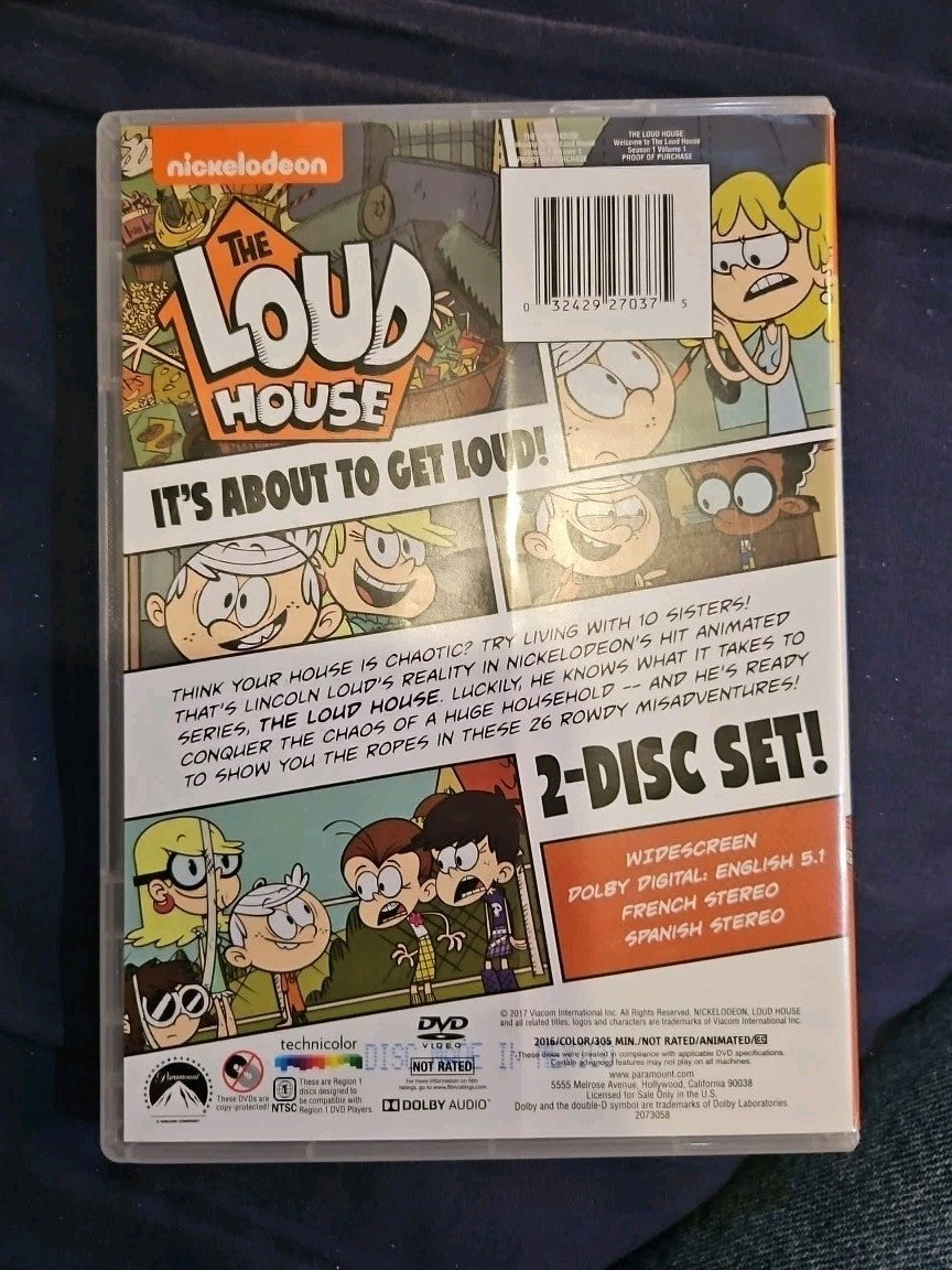 Welcome to the Loud House: Season 1 Volume 1 (DVD)
