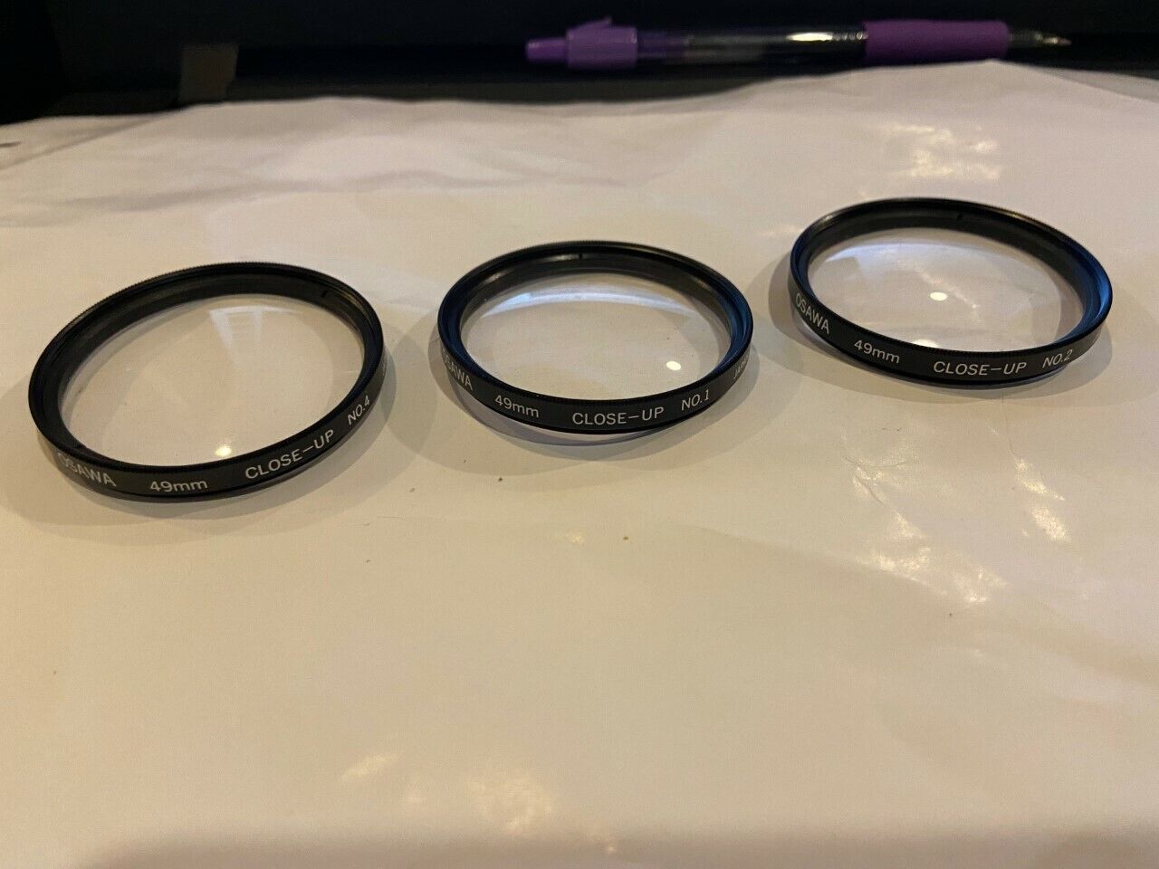 Osawa 49mm #1, #2, & #4 Close-Up Filter