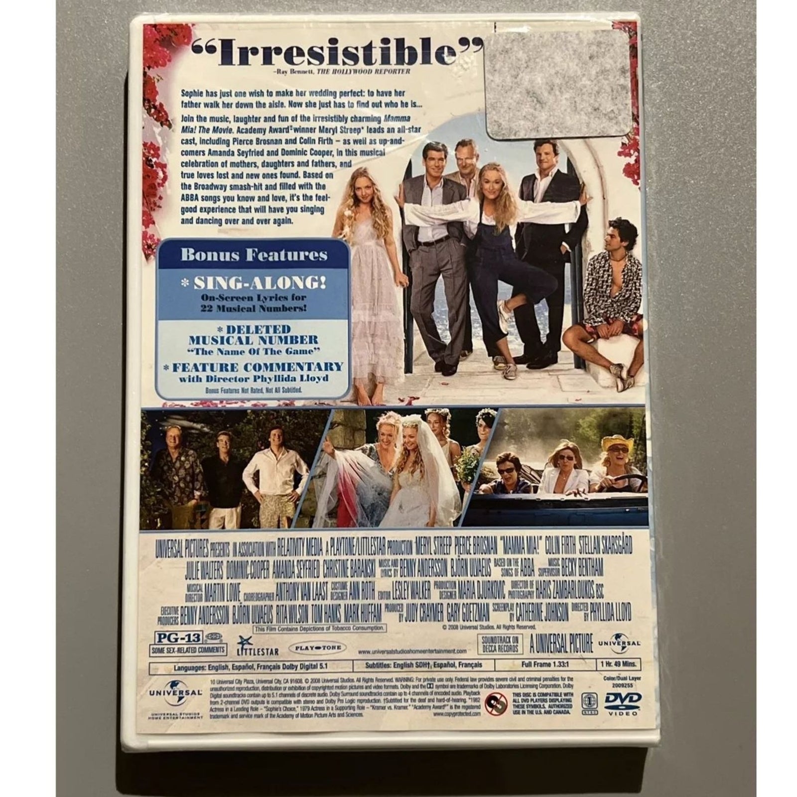 Mamma Mia! (DVD) Factory Sealed