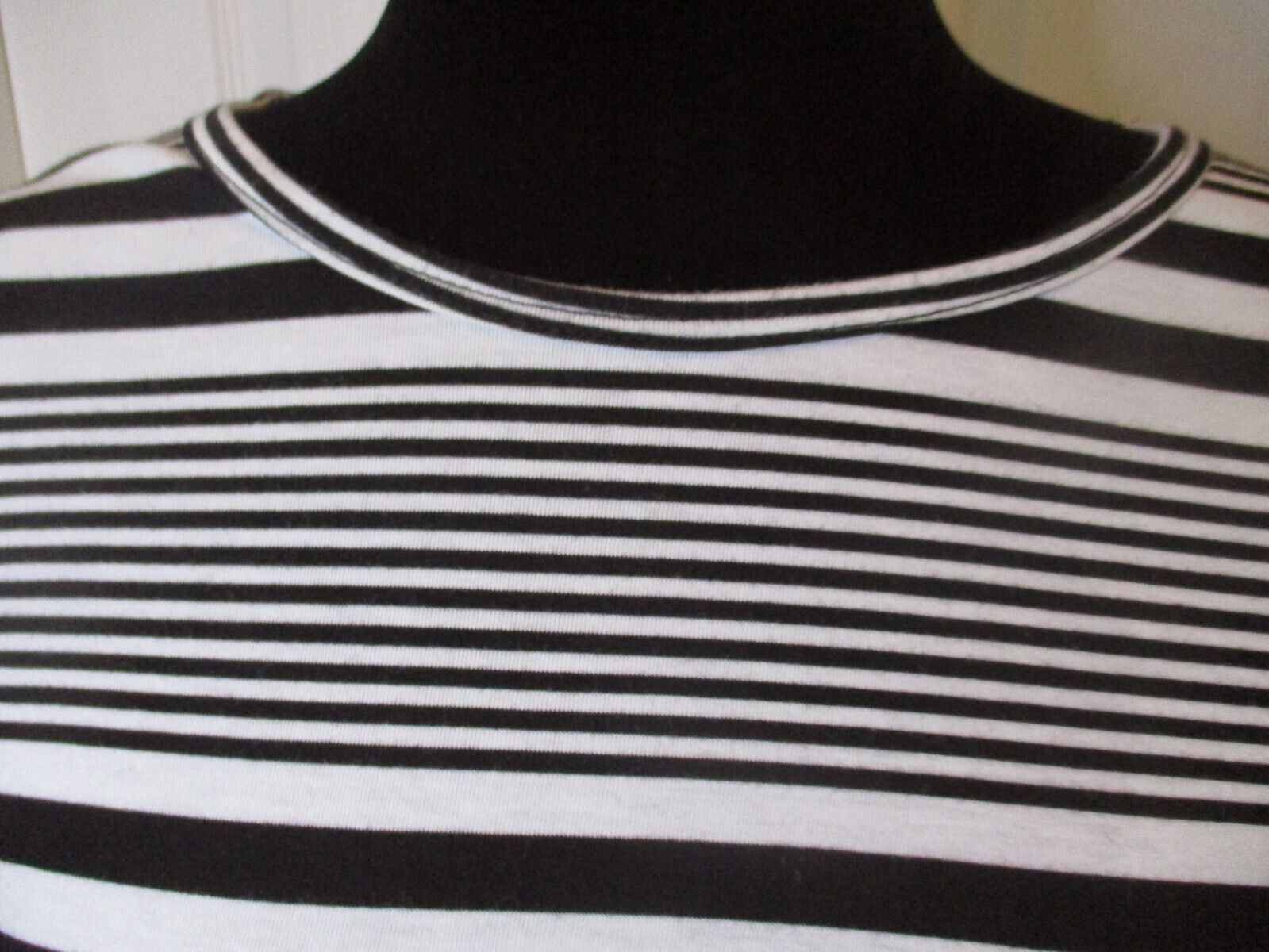 LuLaRoe Irma Black and White Stripe Tunic XXS