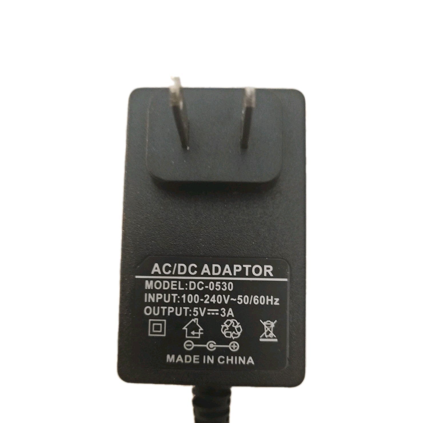 15 Watt AC/DC DC-0530 USB Charger W/ 3ft Extension