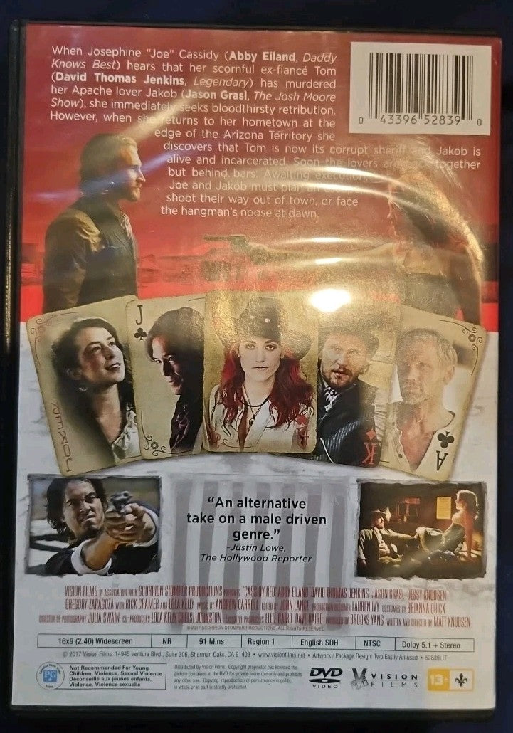 Cassidy Red ( DVD) Brand new sealed