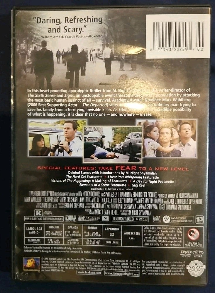 The Happening (DVD, 2008)
