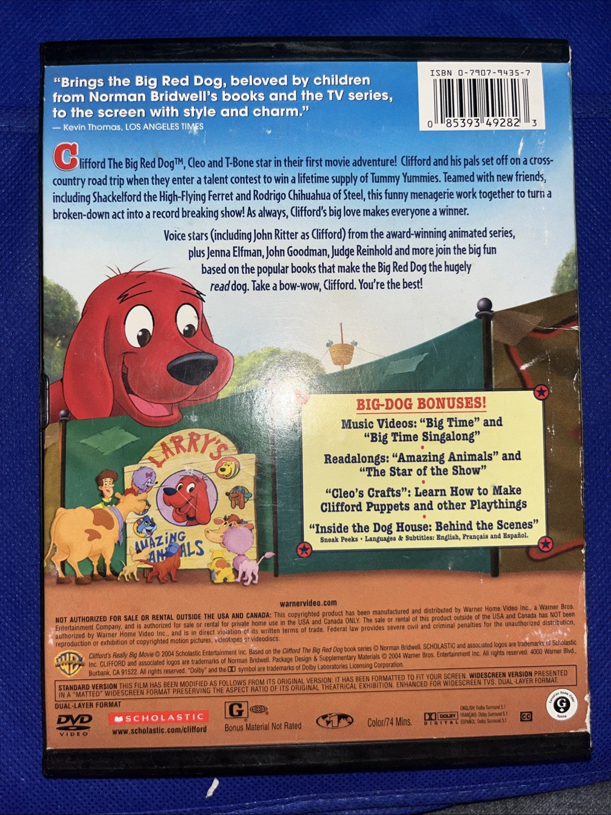 Cliffords Really Big Movie (DVD, 2004)