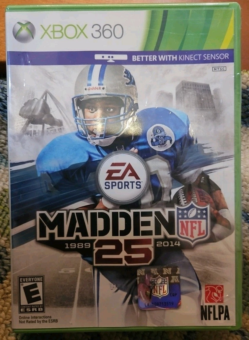 Madden NFL 25 (Microsoft Xbox 360) Tested. No Scratches. New Case. Resealed