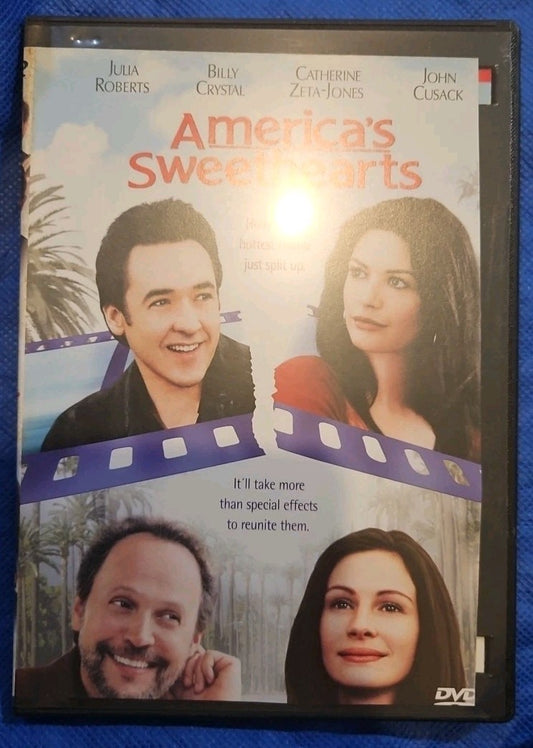 America's Sweethearts (DVD, 2001) Slimcase. Artwork Cropped. Tested