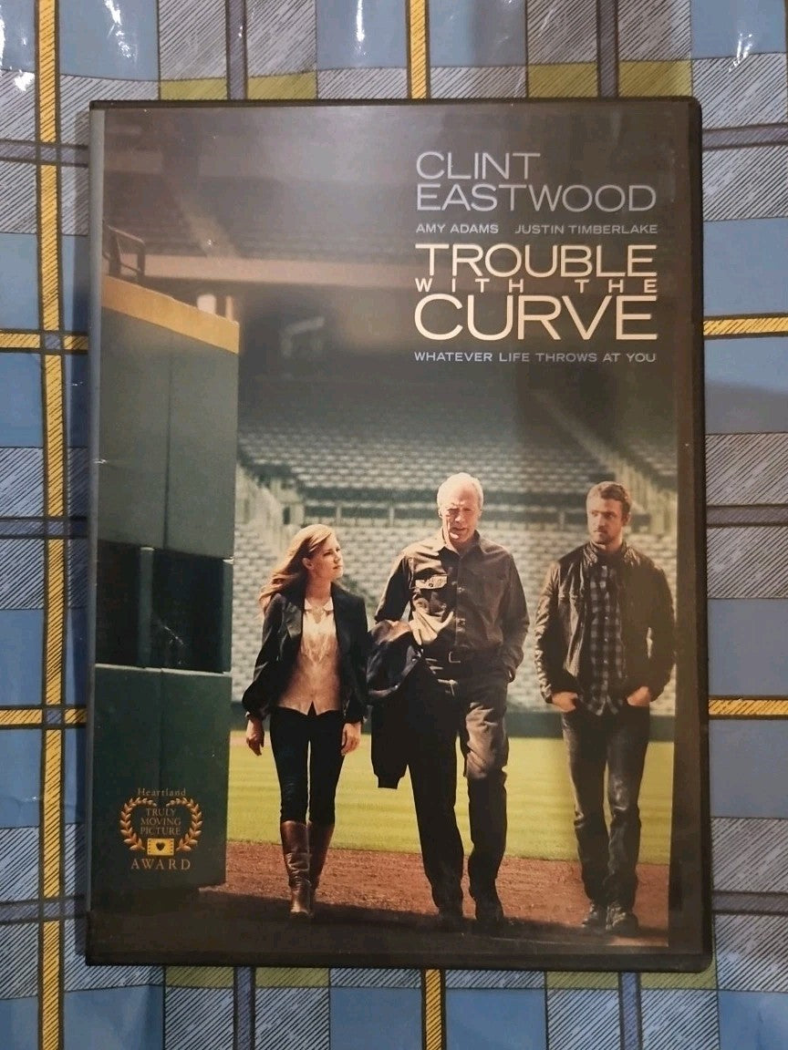 Trouble with the Curve (DVD, 2012) Tested slim case crop artwork.