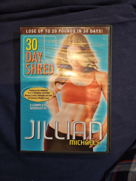 30 Day Shred (DVD, 2007) Moisture Damage To Artwork. Tested