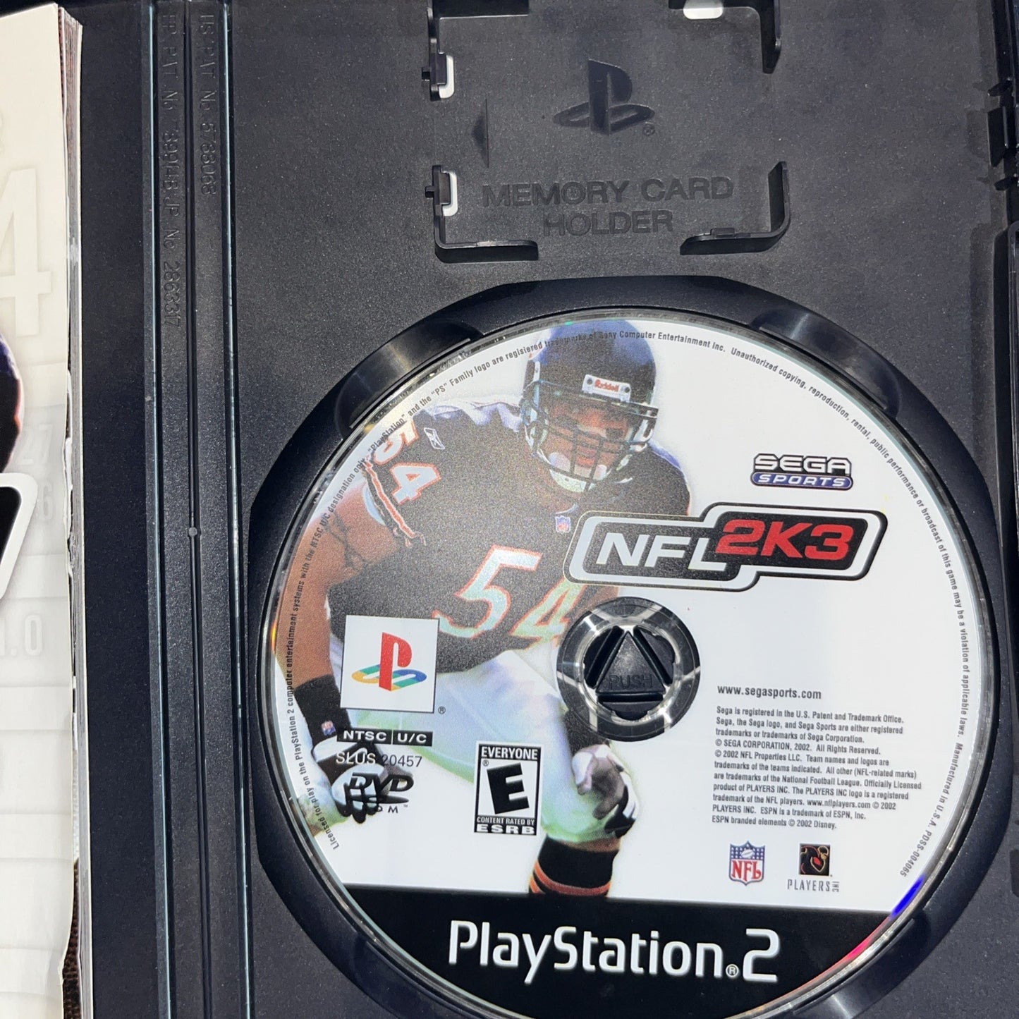 NFL 2K3 (Sony PlayStation 2, 2002) - European Version