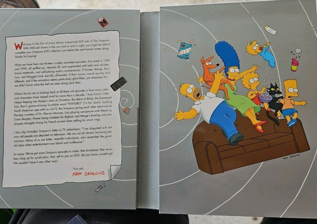 The Simpsons - Season 1 (DVD, 4-Disc) In Season 11 Collector Sleeve. Tested