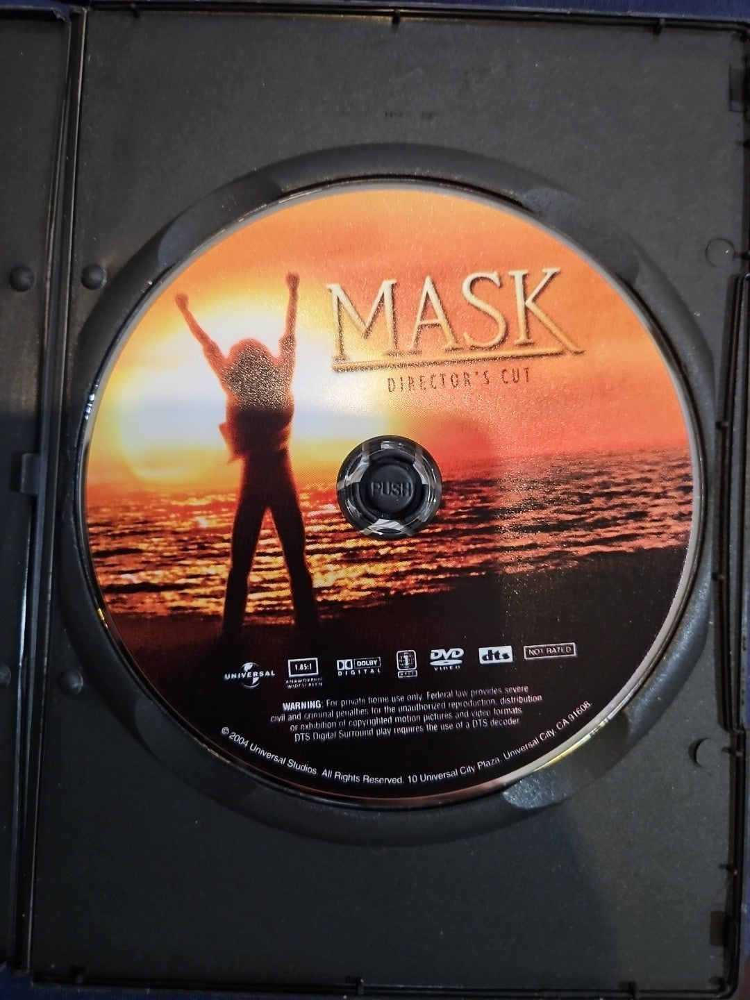 Mask (DVD, 1985) Slimcase. Artwork Cropped. Tested