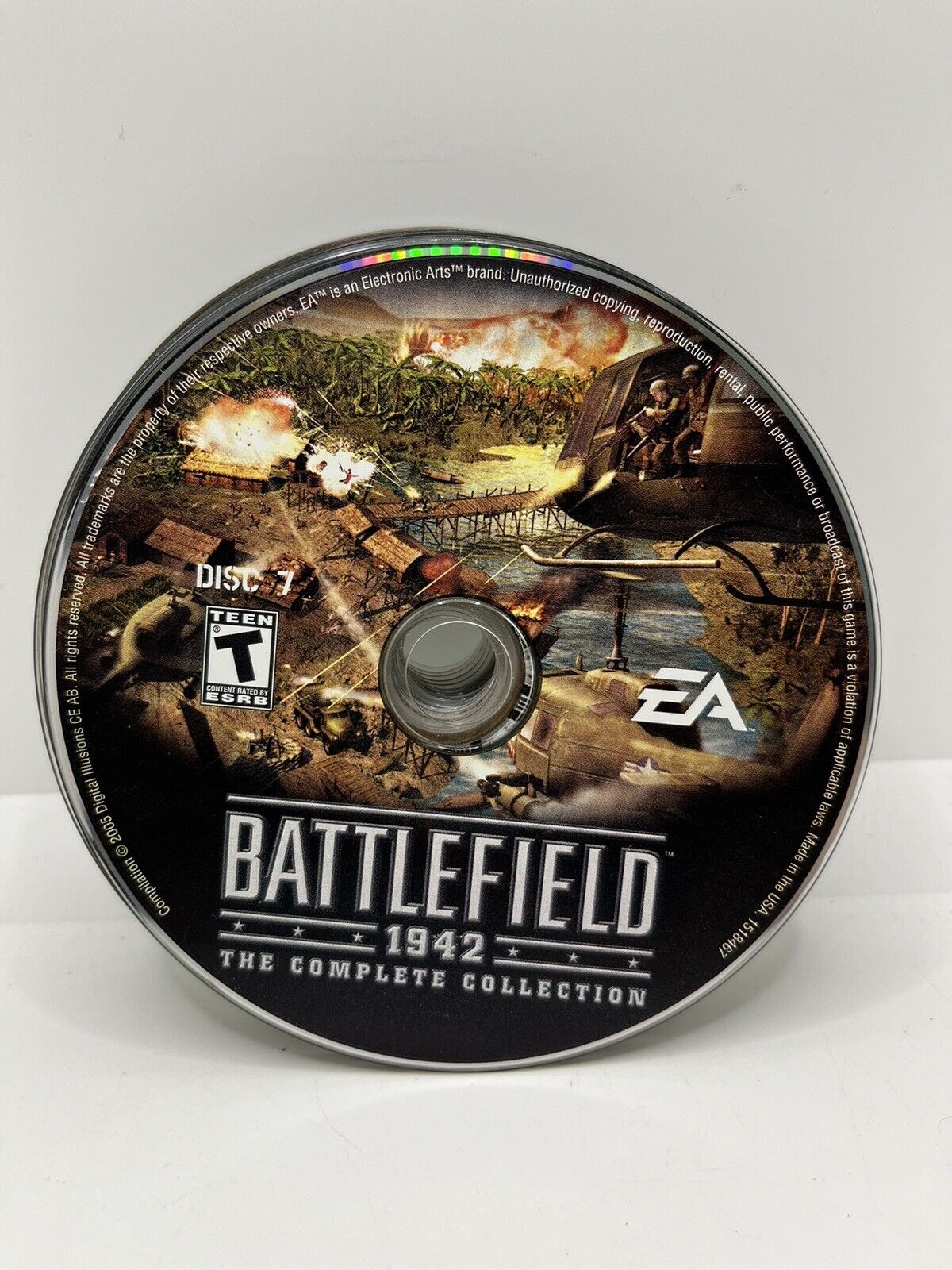 Battlefield 1942 (PC, 2002) Disc 5 And 7 Only