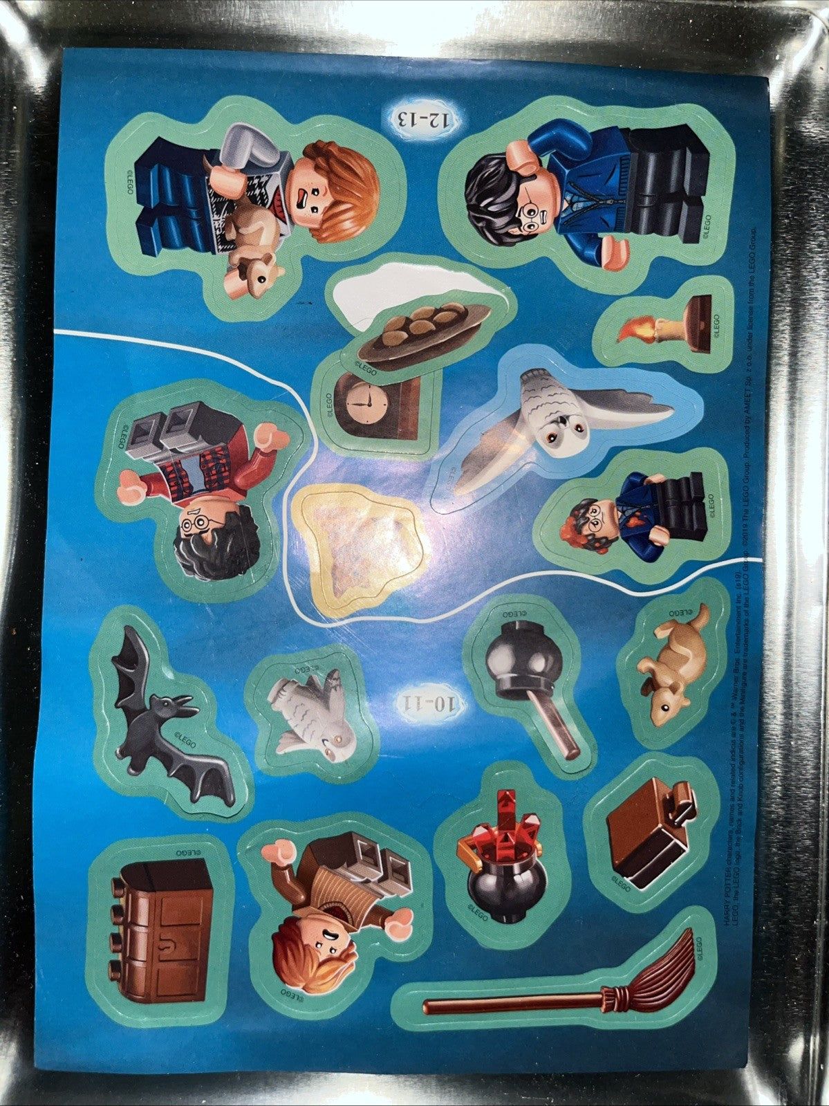 Lego Harry Potter Tin With Stickers And Books.  No Legos