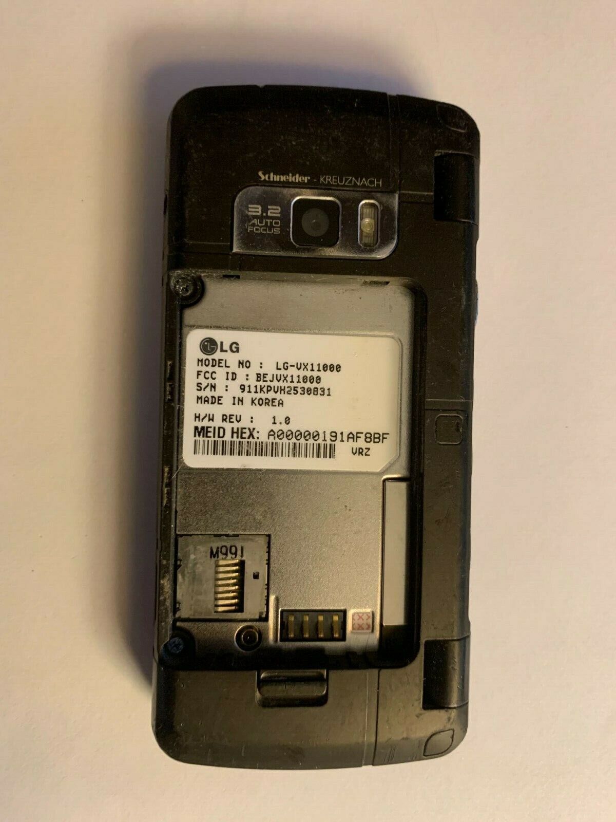  LG enV Touch VX11000 - Black Silver (Verizon) Cellular  !! For Parts Only !! 