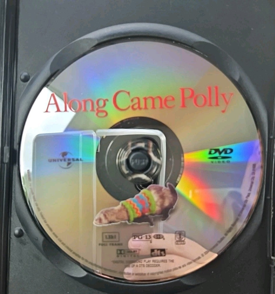Along Came Polly (DVD, Full Frame Edition) Tested. Slim Case. Cropped Artwork