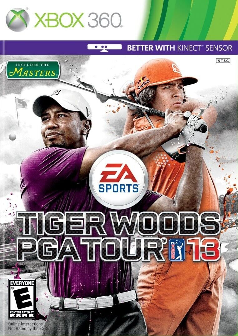 Tiger Woods PGA Tour 13 (Xbox 360) New Case. Tested. No Scratches. Resealed.