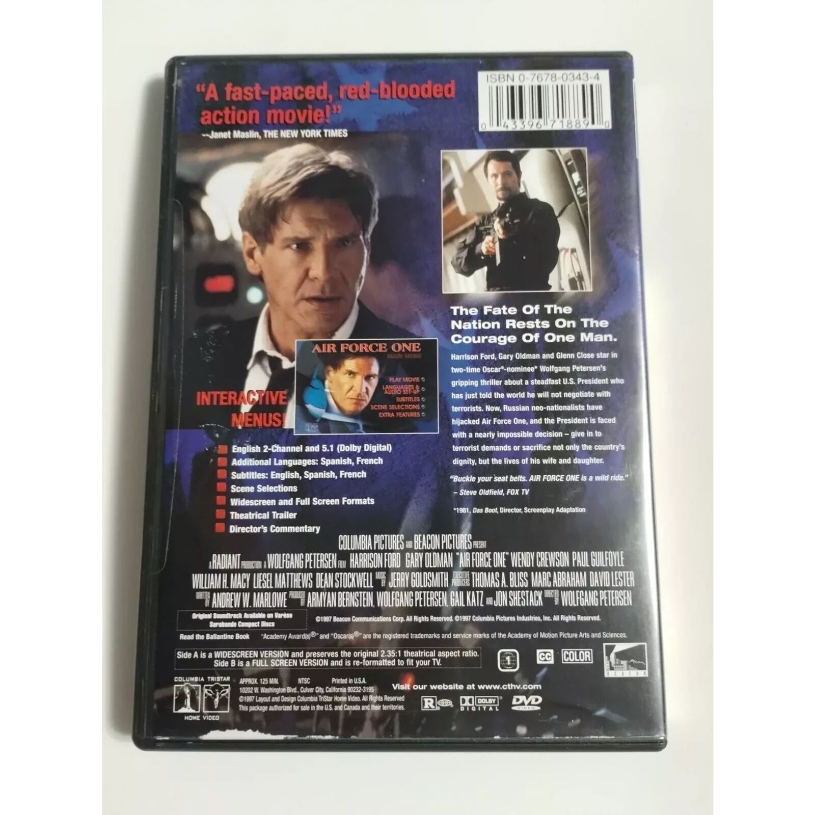 Air Force One (DVD) Brand New