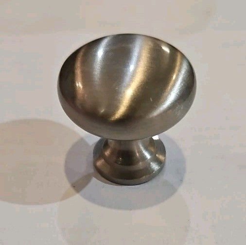 301 Stainless Steel Drawer Knobs 1-3/8" Diameter  1-1/4 Tall. Combined Shipping