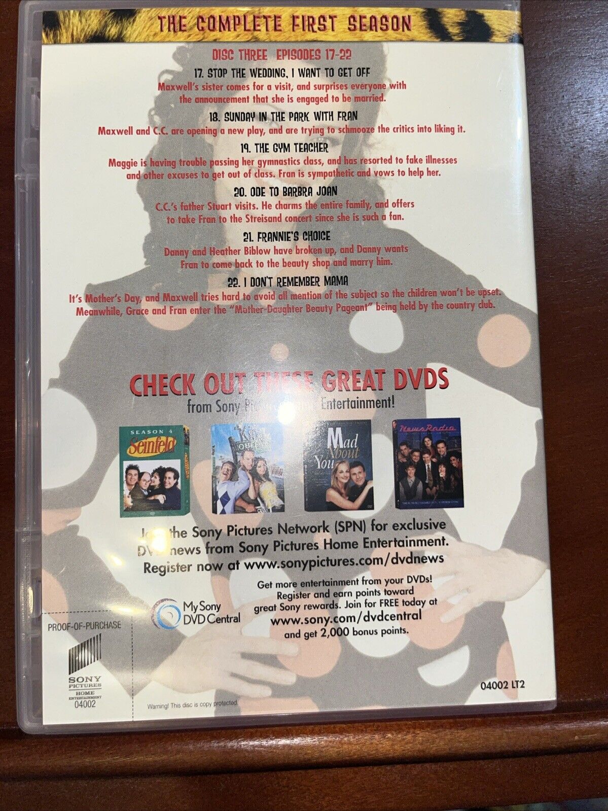 The Nanny - The Complete First Season (DVD, 2005, 3-Disc Set)