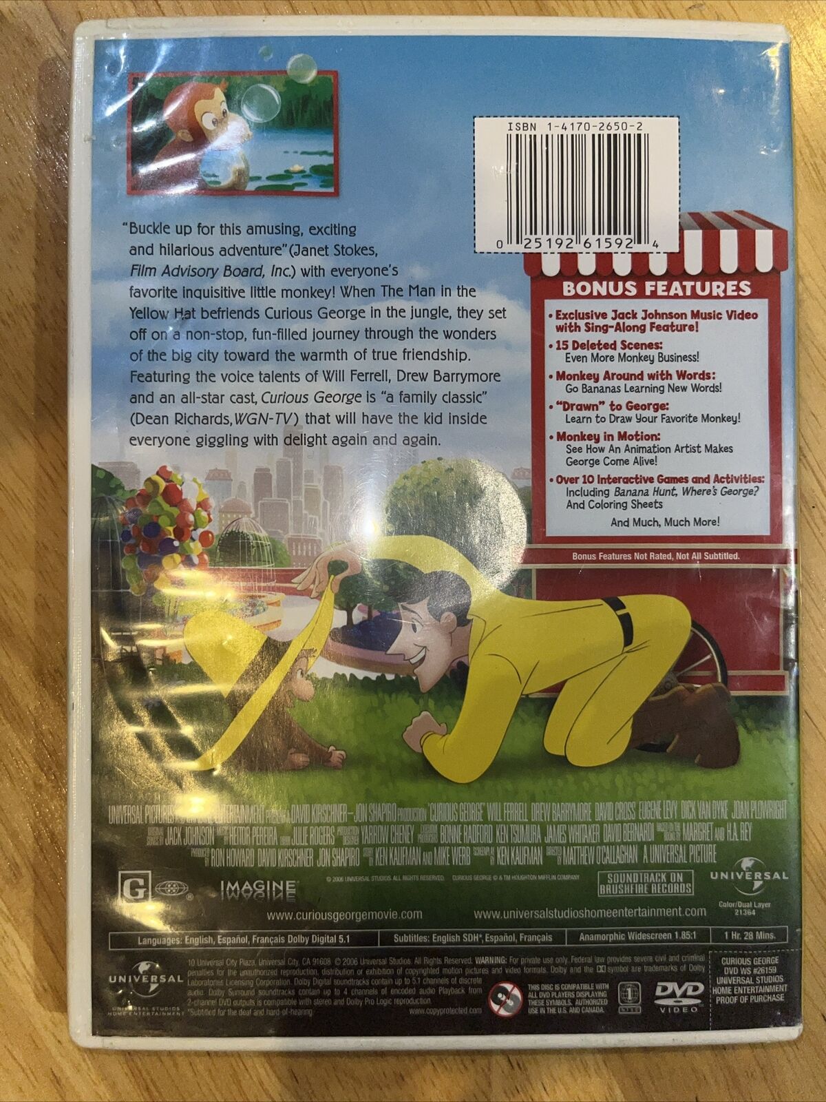 Curious George (DVD, 2006)