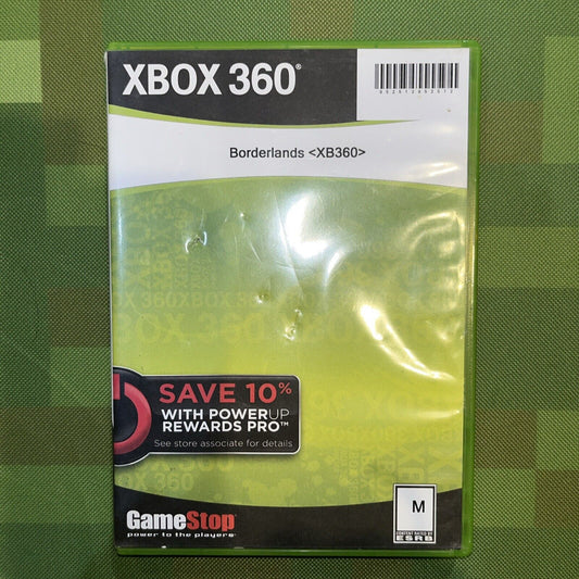 Borderlands -- ( Xbox 360, 2010) new case pristine Disc