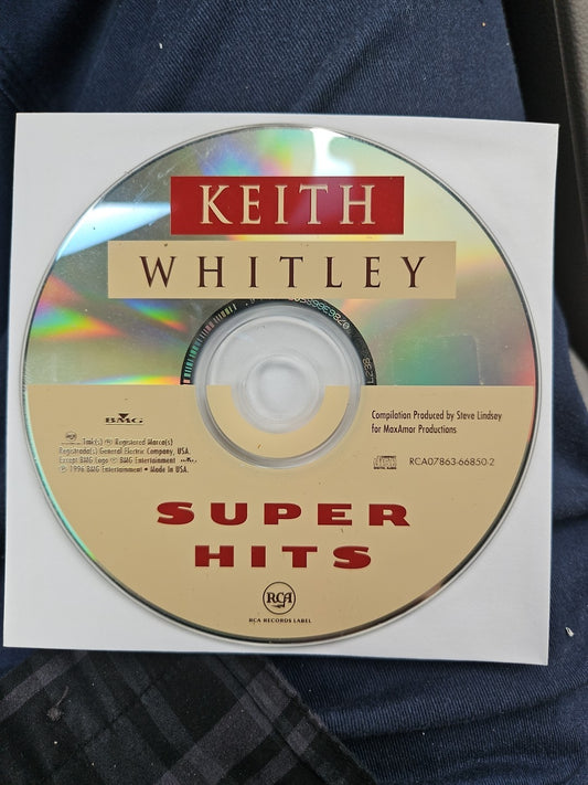 Super Hits by Keith Whitley (CD, May-1996, RCA) Disc Only. Tested