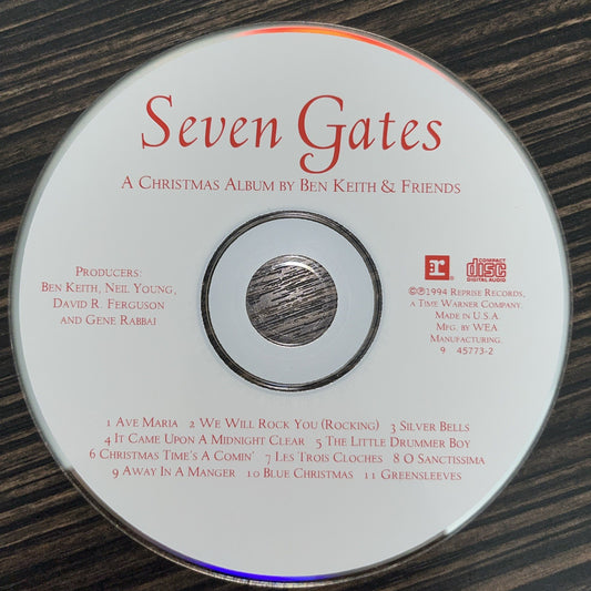 Seven Gates Christmas Album By Ben Keith (CD) Disc Only