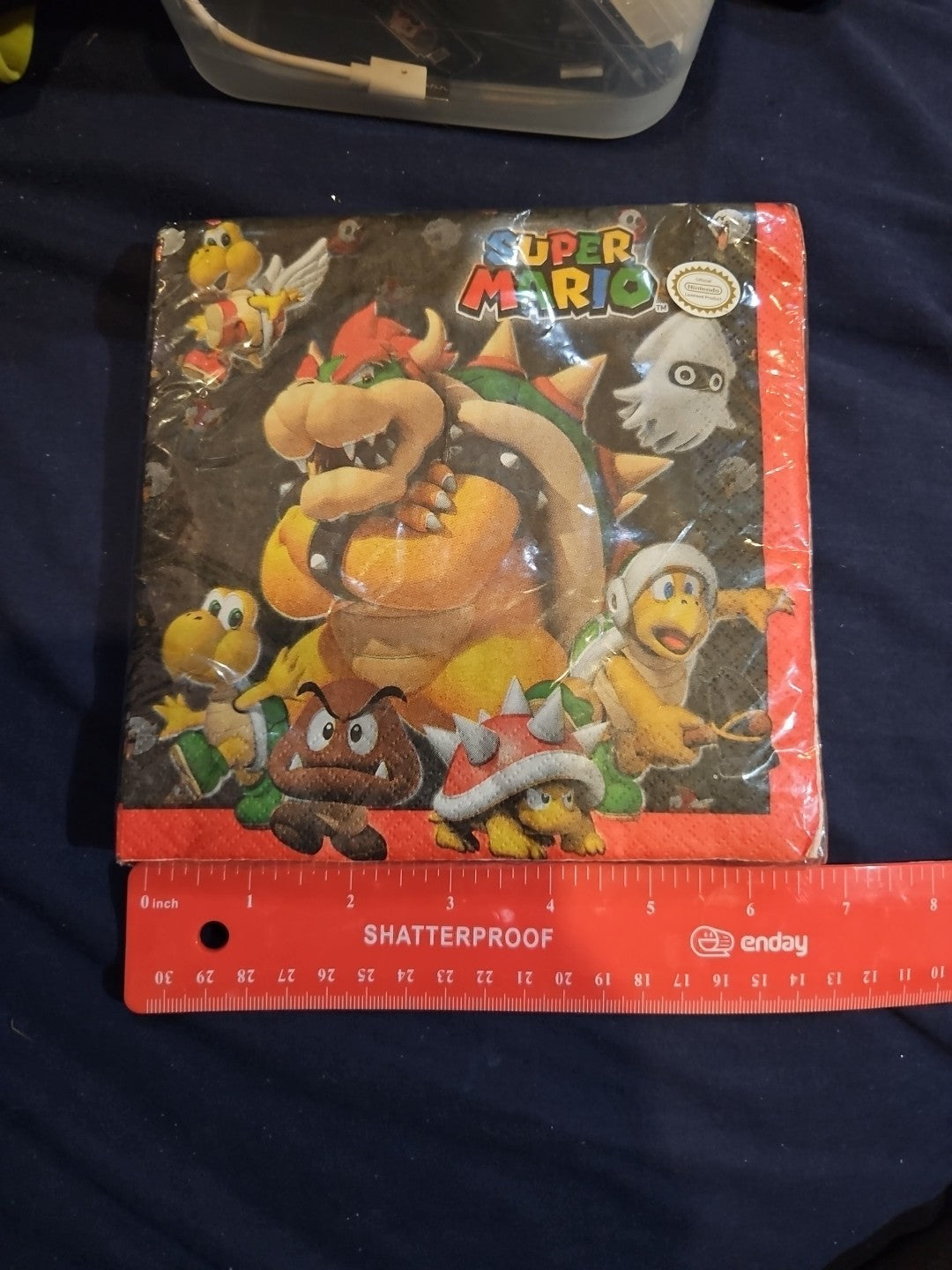Amscan Super Mario Birthday Party Luncheon Paper Napkins 16ct. Tableware New!