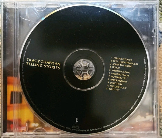 Telling Stories by Tracy Chapman (CD) Missing Front Artwork.  Tested. New Case